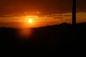 Sunrise over Pico Capitao
