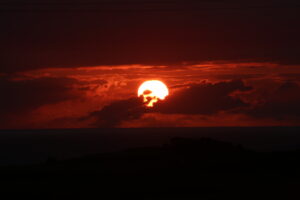 Burning Sunrise over Capitao