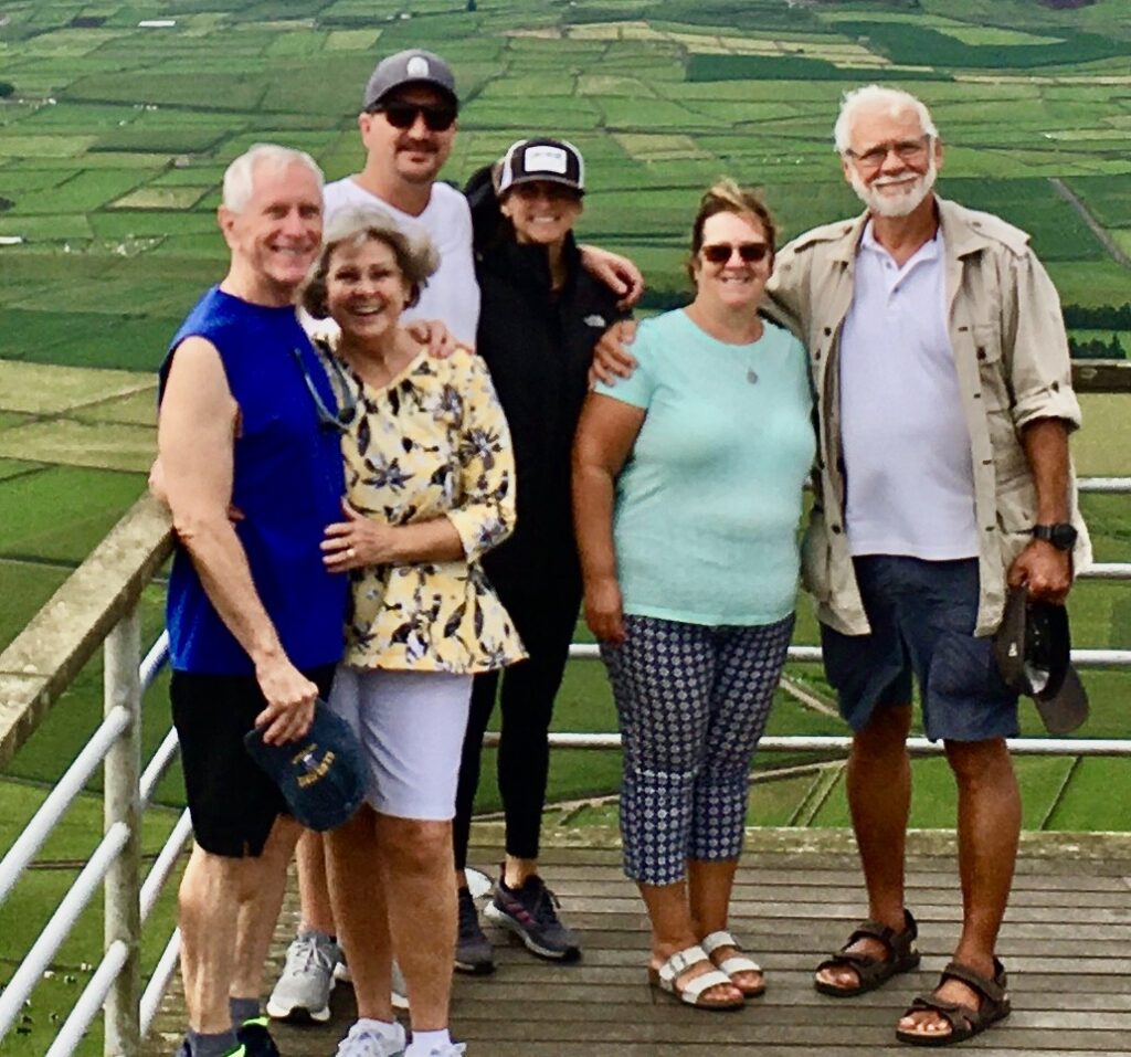 Atop the Serra da Cume with a family stationed at Lajes 45 years ago. Had a wonderful meeting and some great memories:)
